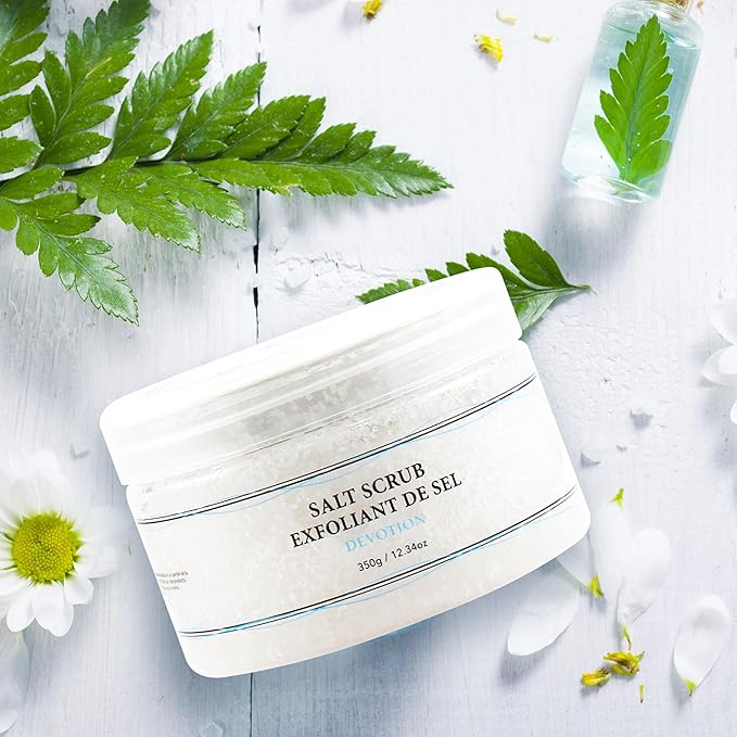 Vivo Per Lei Dead Sea Salt Scrub - Body Exfoliating Scrub with Dead Sea Minerals - For Hands, Feet & Body - Pack of 2-Velvo Beauty