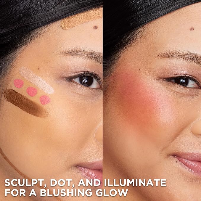 L'Oreal Paris True Match Lumi Le Liquid Blush, Intense Lightweight Blush Formula With Liquid Pigments, Glowy True Rose, 0.33 Fl Oz-Velvo Beauty