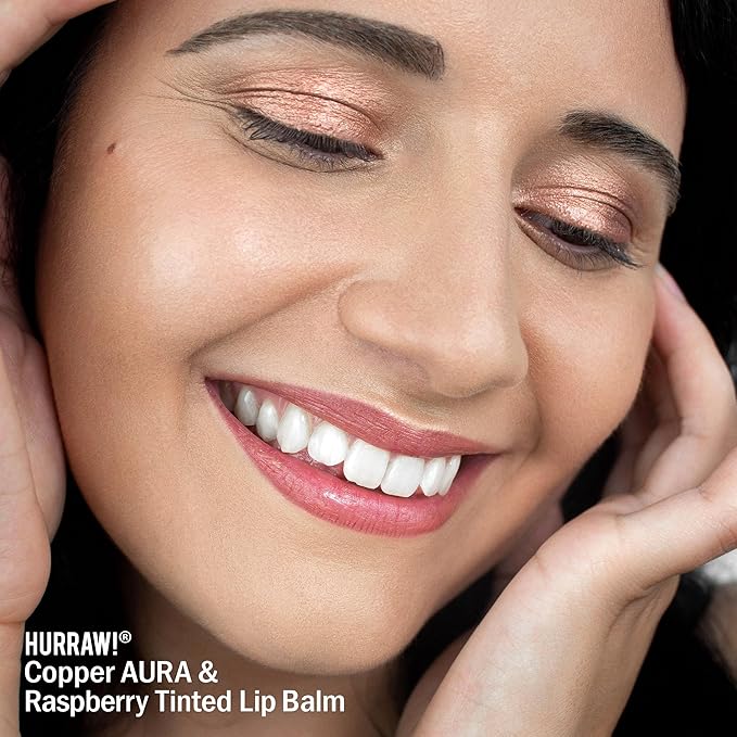 Hurraw! Raspberry Tinted, Black Cherry Tinted, Hazelnut Tinted Lip Balms, 3 Pack Bundle: Organic, Certified Vegan, Cruelty & Gluten Free. Non-GMO, 100% Natural. Bee, Shea, Soy & Palm Free. Made in USA-Velvo Beauty