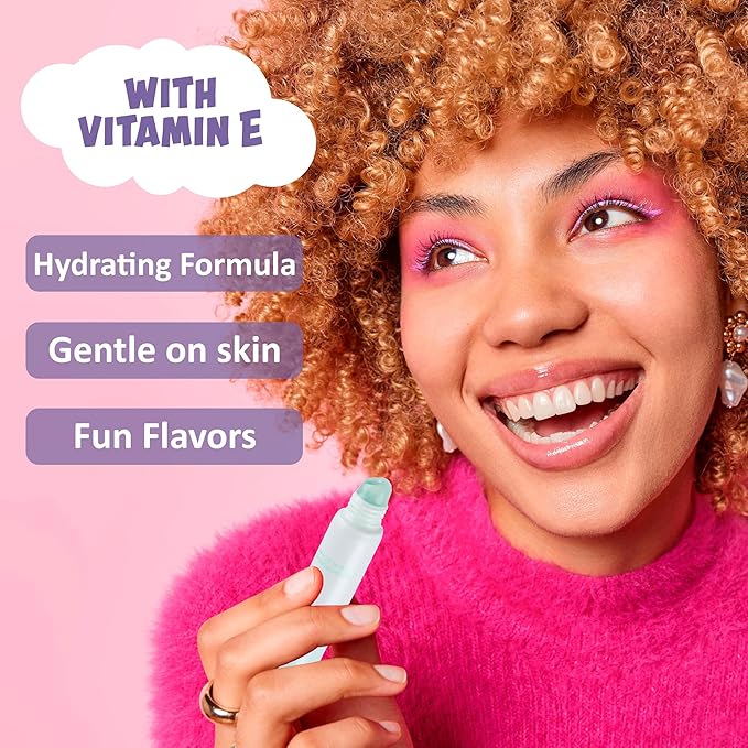 Expressions 12pc Lip Oil Set - Flavored Lip Oils Value Pack, Hydrating Lip Oils w/Squeeze Tube Application, Moisturizing Lip Oil Collection for Everyday Lip Care and Lip Repair (FRUITS)-Velvo Beauty