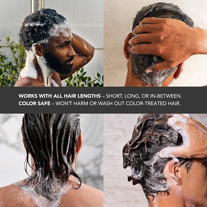 Caldera + Lab The Shampoo | Men’s Shampoo for Healthy Hair, Sulfate-Free Daily Cleanser, Dermatologically Tested - All Hair Types-Velvo Beauty