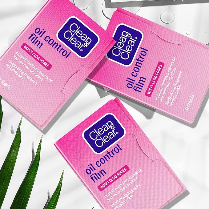 Oil Control Film Replacment for Clean & Clear Oil-absorbing Sheets,3 Pack (Grapefruit Fragrance) Oil Blotting Sheets For Face,Makeup Friendly High-performance Handy Face Blotting Paper for Oily Skin-Velvo Beauty