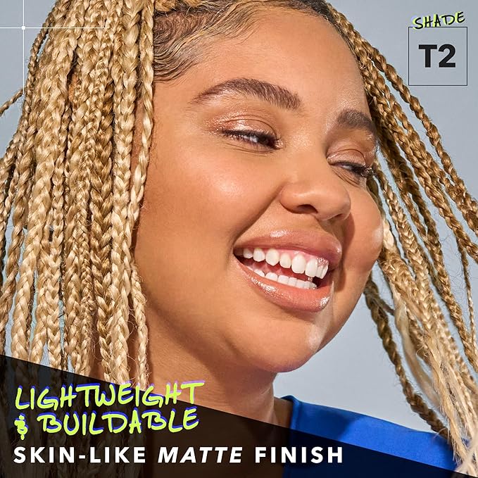 COVER FX Power Play Foundation - Shade T2 - Buildable Full Coverage - Waterproof Sweat-Proof Transfer-Proof - Natural Matte Finish - All Skin Types-Velvo Beauty