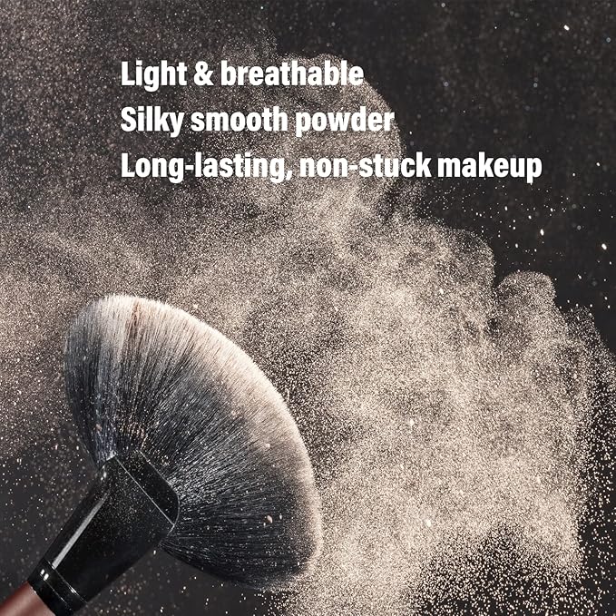 Boobeen Oil Control Loose Powder Translucent Setting Powder Smooth Loose Face Powder, Lightweight&Long Lasting Makeup Setting Foundation Powder, Matte Tint-Velvo Beauty