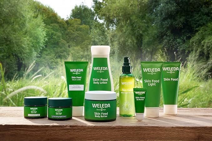 Weleda Skin Food Lip Butter, 0.27 Ounce, Plant Rich Moisturizing Lip Care with Sunflower Seed Oil, Chamomile and Calendula-Velvo Beauty