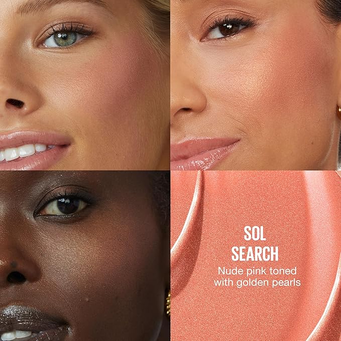Maybelline Sunkisser Multi-Use Liquid Blush and Bronzer, Blendable, Longwear, Glowy Make Up, Sol Search, 1 Count-Velvo Beauty