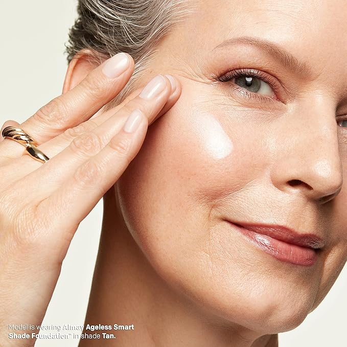 Almay Anti-Aging Foundation, Smart Shade Face Makeup with Hyaluronic Acid, Niacinamide, Vitamin C & E, Hypoallergenic-Fragrance Free, 300 Medium, 1 Fl Oz (Pack of 1)-Velvo Beauty