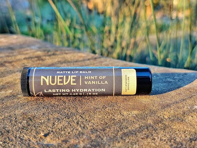 Lip Balm, Long-Lasting, Moisturizing Formula, Nourishing Lip Care, 100% Natural, Hint of Vanilla, Matte Finish (3)-Velvo Beauty