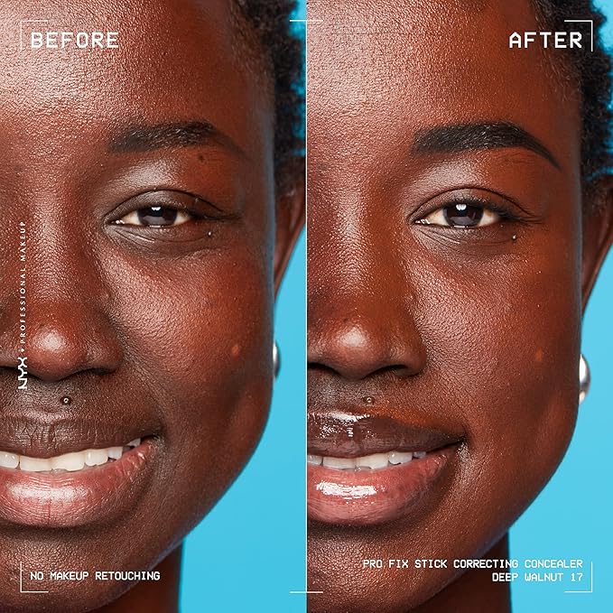 NYX PROFESSIONAL MAKEUP Pro Fix Stick Correcting Concealer, Buildable Medium Coverage Concealer Stick - Deep Walnut-Velvo Beauty