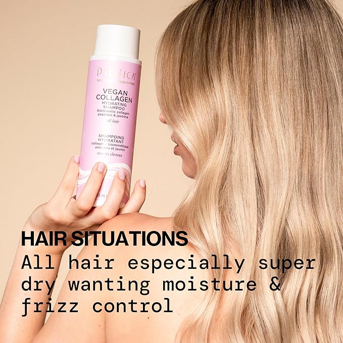 Pacifica Vegan Collagen Leave-In Repair Hair Mask – Leave-In Conditioner Treatment for Dry Damaged Hair, Hydrating Hair Repair Mask to Strengthen, Reduce Breakage & Split Ends Vegan & Cruelty-Free 4oz-Velvo Beauty