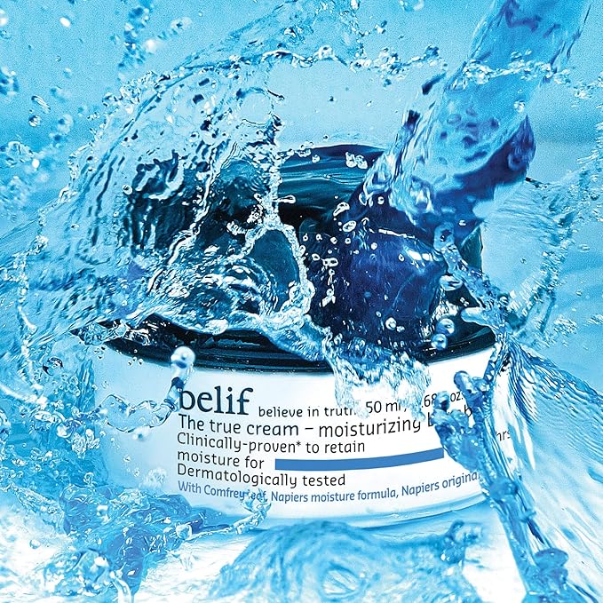 belif The True Cream Moisturizing Bomb with Oak Husk and Vitamin B | Moisturizer | Good for Dry Skin, Dryness Dullness, and Uneven Texture |For Normal, Dry Skin Types-Velvo Beauty