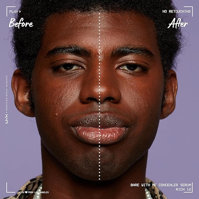 NYX PROFESSIONAL MAKEUP Bare With Me Concealer Serum, Up To 24Hr Hydration - Rich-Velvo Beauty