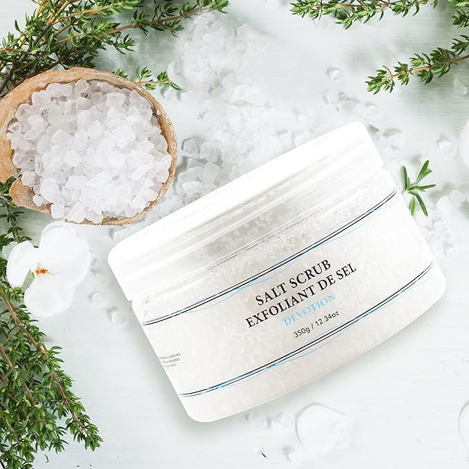 Vivo Per Lei Body Scrub - Exfoliating Body Scrub with Dead Sea Minerals - Dead Sea Salt Scrub for Hands & Legs - Body Exfoliant for a Supple Beach Body - 350 g/ 12.34 oz-Velvo Beauty