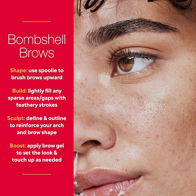 Mirabella Ultra Fine Brow Pencil, Anti-Chip Waterproof Eyebrow Pencil - Smudgeproof, Blendable & Retractable Eyebrow Pencil to Define and Fill In Brows Naturally - Light-Velvo Beauty