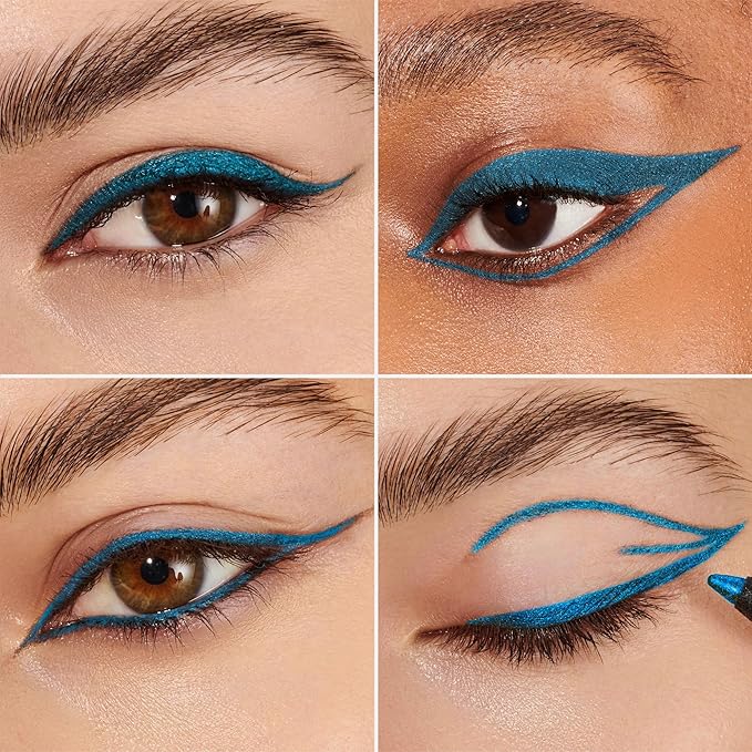 Wonderskin Eyeliner Pencil, 1440 Longwear Blue Eyeliner Pencil - Waterproof, Sharpenable & Smudge Proof-Velvo Beauty