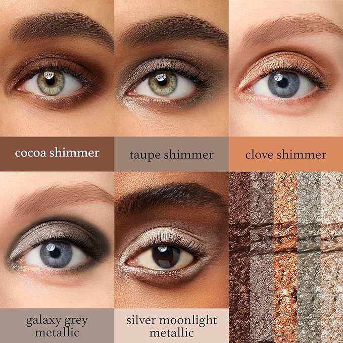 Julep Eyeshadow 101 Crème to Powder Waterproof Eyeshadow Stick 10 Piece Palette - Matte and Shimmer Finishes-Velvo Beauty