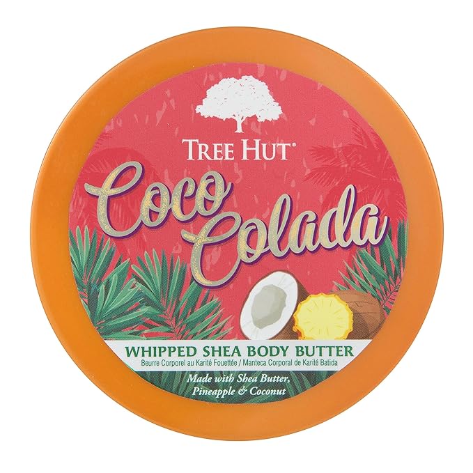 Tree Hut Coco Colada Whipped Shea Body Butter, 8.4oz, with Natural Shea Butter for Nourishing Essential Body Care-Velvo Beauty