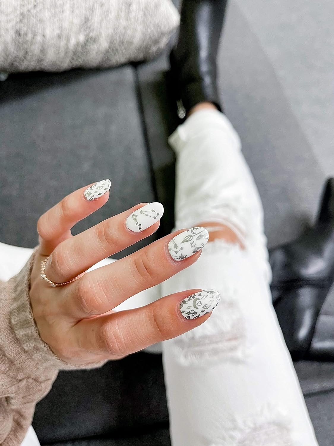 Maniology Crystal Galaxy Nail Stamping Starter Kit | Celestial Nail Art with Crystal-Inspired Galaxy Designs – with Stamping Plate, Polish, Top Coat, Stamper & Scraper-Velvo Beauty