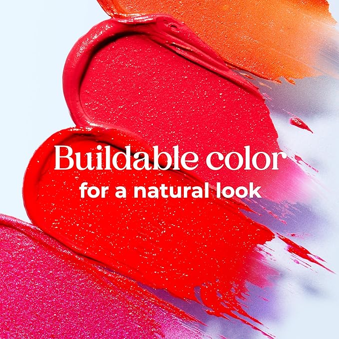 Tinted Lip Balm. Moisturizing Sheer, Buildable Lip Color with Hyaluronic Acid, Vitamin E and Rich Oil, Perfect Revitalizer for Chapped Lips. Beauty Plumper Moisturizer 0.21oz- Ruby Rouge-Velvo Beauty