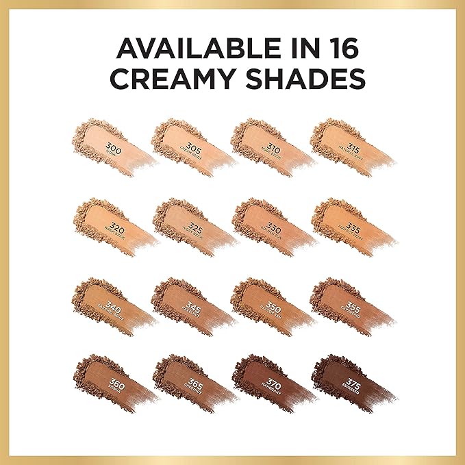 L’Oréal Paris Age Perfect Creamy Powder Foundation Compact, 365 Chestnut, 0.31 Ounce-Velvo Beauty