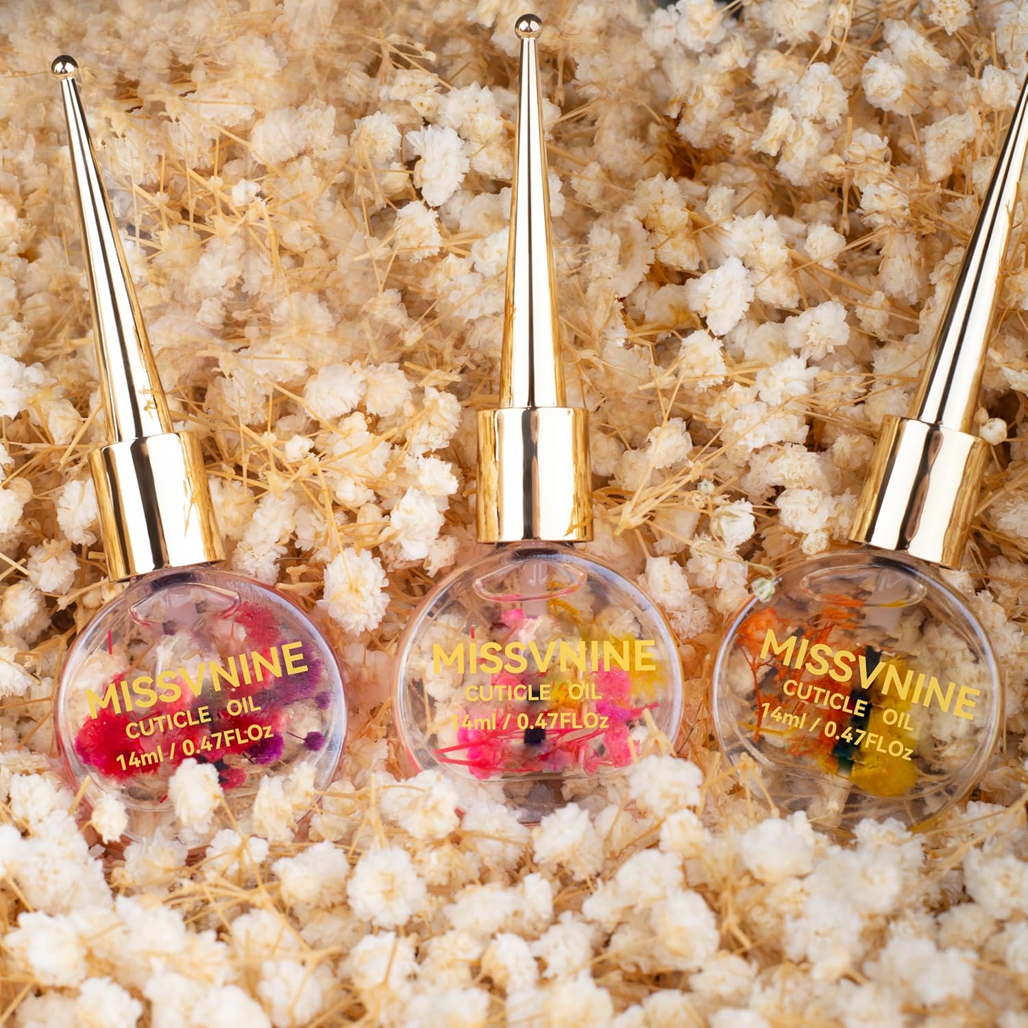 Vitamin E Enriched Cuticle Oil 6 Pack - Prevent Hangnails & Strengthen Nails with Sweet Almond + Jojoba Oils - Anti-Fray Nail Treatment for Dry Hands, Manicure Kit for Healthy Cuticles-Velvo Beauty