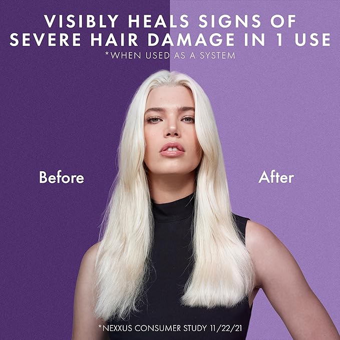 Nexxus Keraphix Shampoo With ProteinFusion for Damaged Hair Keratin Protein, Black Rice, Silicone-Free 33.8 oz-Velvo Beauty