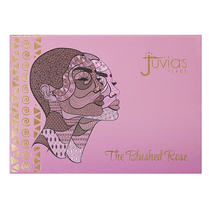 Juvia's Place Palette Blushed Rose - Rosy, Pinks, Rose-Gold, Shades of 6, Professional Eye Makeup, Pigmented Makeup Palette-Velvo Beauty
