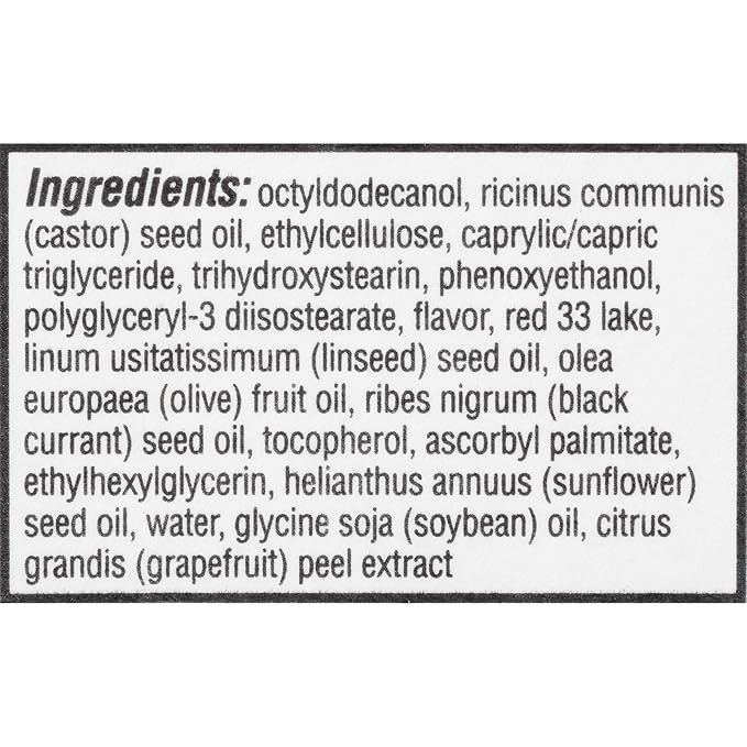 ChapStick Total Hydration Vitamin Enriched Sheer Plum Tinted Lip Oil Tube, Lip Care - 0.24 Oz-Velvo Beauty