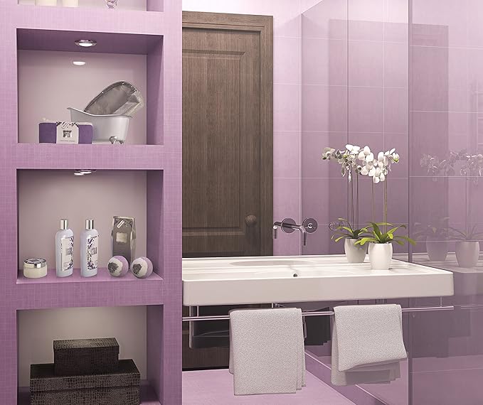 Bath Gift Basket Set for Women: Relaxing at Home Spa Kit Scented - Lavender and Jasmine with Large Bath Bombs, Salts, Shower Gel, Body Butter Lotion, Bath Oil, Bubble Bath, Loofah & More-Velvo Beauty