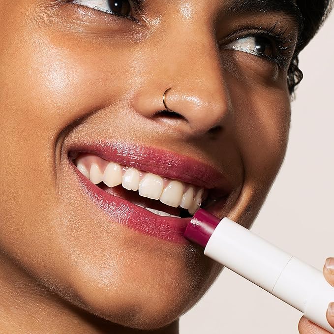 Melixir Vegan Lip Butter #16 Wine Stain (+11 more colors), Hydrating Tinted Lip Balm Stick, Bee-Free, Petrolatum-Free, Plant-Based, Moisturizes Dry Chapped Lips With Shea Butter, Sheer Natural Finish-Velvo Beauty