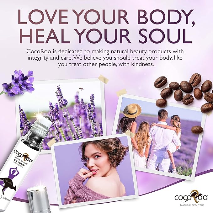 Caffeinated Eye Serum, Nutrient-Dense, 100% Pure, Natural & Vegan (Lavender)-Velvo Beauty