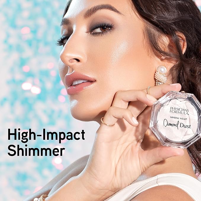 Physicians Formula Mineral Wear® Mini Diamond Dust - Starlit Glow, Finishing Powder, Travel Size, Clean Beauty-Velvo Beauty