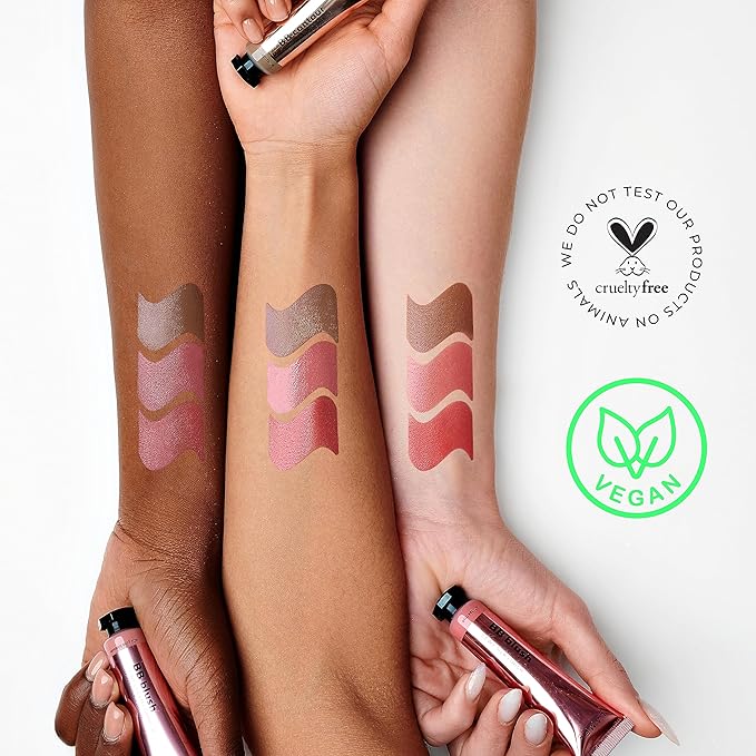 Lamel BB Blush Cheek Makeup - Lightweight and Long Lasting Liquid Blush - Blendable Cream Blush for Cheeks, Natural Finish Cream Contour - Nude Liquid Blush, 401 (Tea Rose) -10ml/0,33fl.oz-Velvo Beauty