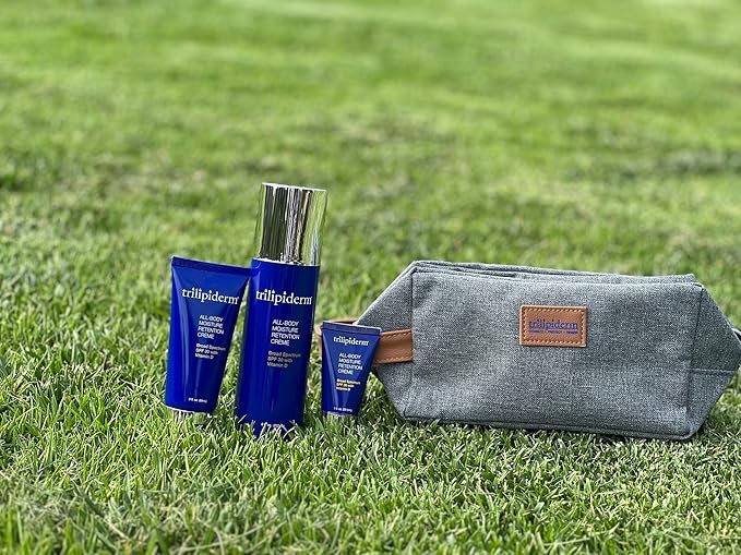 Trilipiderm All-Body Moisture Retention Créme 1oz x 3 + Broad Spectrum SPF 30 1oz x 3-Velvo Beauty