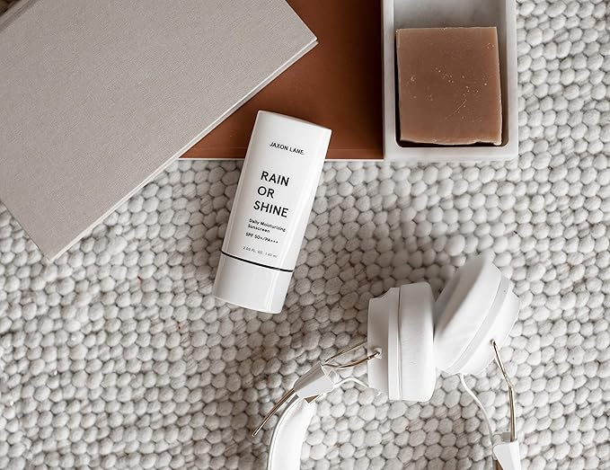 RAIN OR SHINE Anti Aging Face Sunscreen SPF 50 for Clear Skin with Green Tea, Hyaluronic Acid, Vitamin E Oil, Ginseng Extract, Licorice Root – SPF Moisturizer for Face, Fragrance Free 2.03 Oz-Velvo Beauty