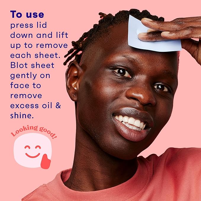 Clean & Clear Oil Absorbing Facial Sheets, Portable Blotting Papers for Face & Nose, Absorbing Blotting Sheets for Oily Skin to Instantly Remove Excess Oil & Shine, 3 x 50 ct-Velvo Beauty