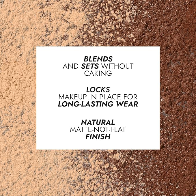 COVER FX Perfect Setting Powder - Shade Tan - Loose Makeup Finishing Powder - Mattify Skin and Lock in Makeup - Blurs Fine Lines - Full Size-Velvo Beauty