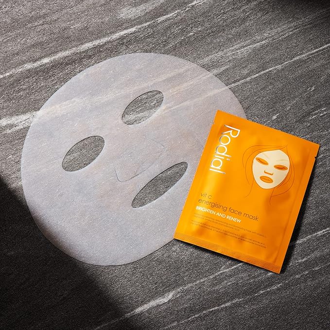 Rodial Vit C Energising Sheet Masks,0.67 Fl Oz (Pack of 4)-Velvo Beauty