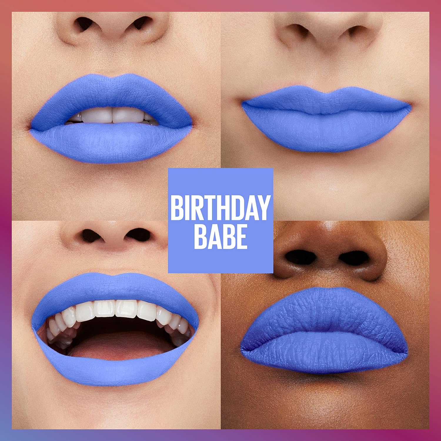 MAYBELLINE New York Super Stay Matte Ink Liquid Lipstick, Transfer-Proof, Long-Lasting, Limited-Edition Birthday-Cake-Scented Shades, Birthday Babe, 0.17 fl oz-Velvo Beauty