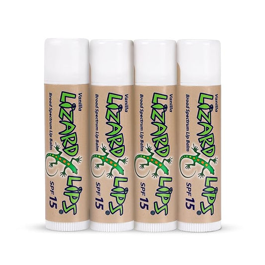 Lizard Lips SPF 15 Lip Balm (Vanilla)-Velvo Beauty