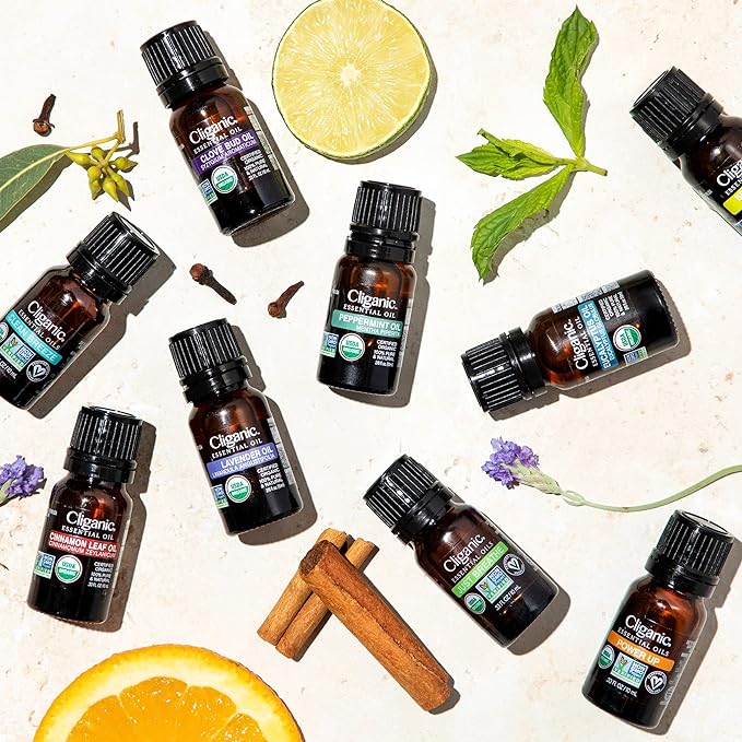 Cliganic Organic Lemongrass Essential Oil, 1oz - 100% Pure Natural Undiluted, for Aromatherapy Diffuser | Non-GMO Verified (Packaging May Vary)-Velvo Beauty