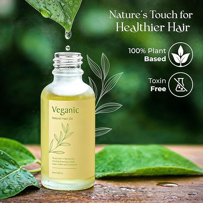 Natural Hair Growth Oil for Women infused with 10 Premium Botanic Oils plus Organic Rosemary Oil for Hair Growth | Salon-Grade Volumizing & Nourishment | Non-GMO Verified | 30-Day Supply-Velvo Beauty