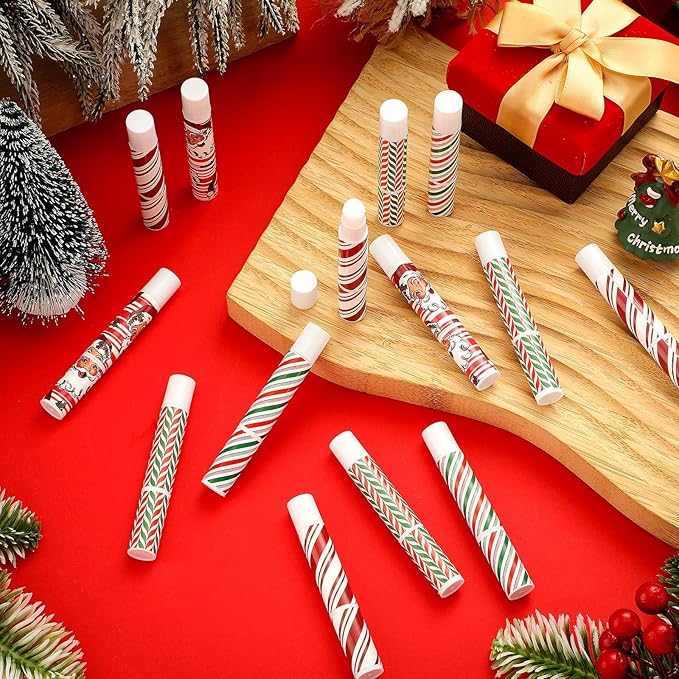 24 Pcs Bible verse Lip Balm Moisturizing 0.07 oz Lip Care Product Bulk Christian Gift with Inspirational Scripture for Women Faith Religious Happy Moment Praise Friend Teacher Worker Employee-Velvo Beauty