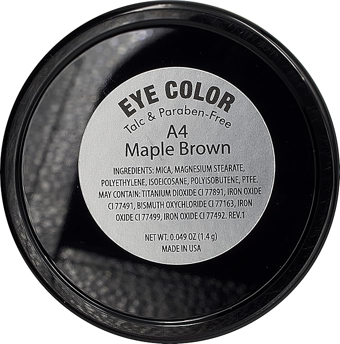 Maple Brown Beige Tan Dark Peach Matte Opaque Pressed Powder Single Vegan Eyeshadow; Talc, Paraben & Cruelty Free-Velvo Beauty