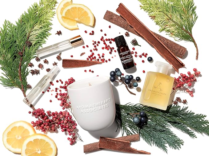 Aromatherapy Associates Forest Therapy Pure Essential Oil Blend. Premium Undiluted Blend to Bring The Outside in. Hand-Crafted with Pink Pepper, Cypress and Ho Wood (0.33 fl oz)-Velvo Beauty