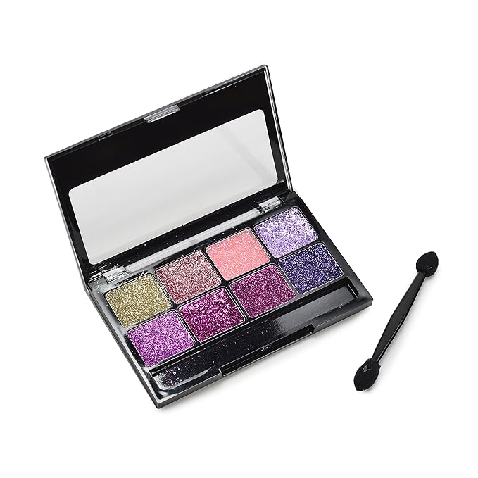 BYS Glitter Gel Makeup Palette 8 shades - Fairy Dust, Suitable for all area of the face-Velvo Beauty