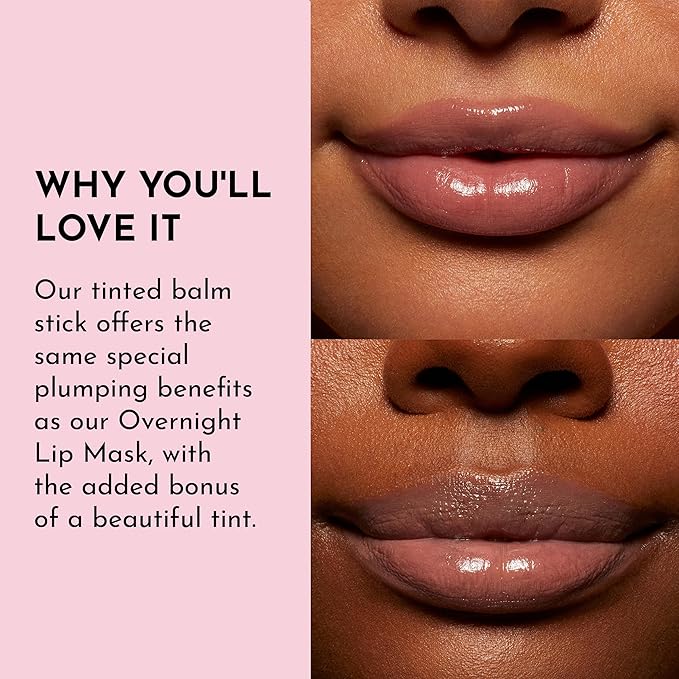 LAWLESS Forget the Filler Lip Plumping Line Smoothing Tinted Balm, Whisper, Pink, 0.09 Ounce-Velvo Beauty