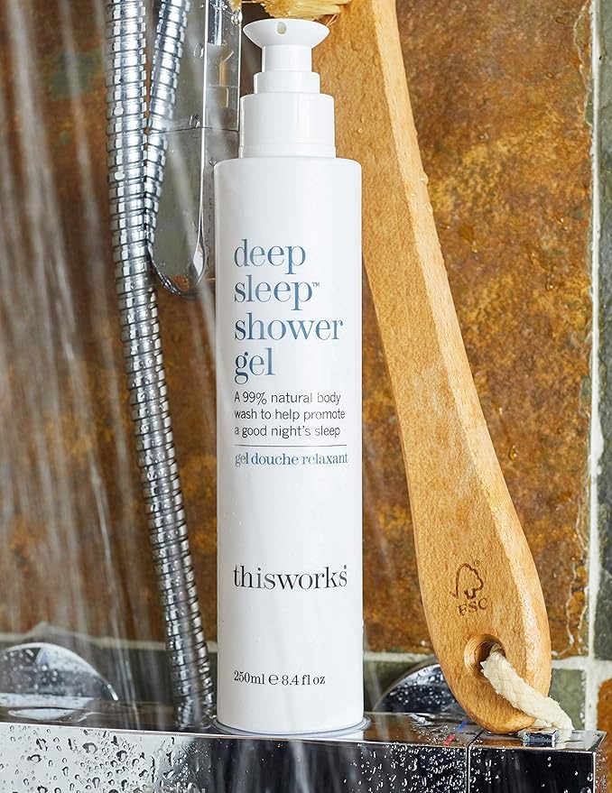 THISWORKS deep sleep shower gel: Calms the Mind and Protects the Skin, 8.4 fl oz (250ml)-Velvo Beauty