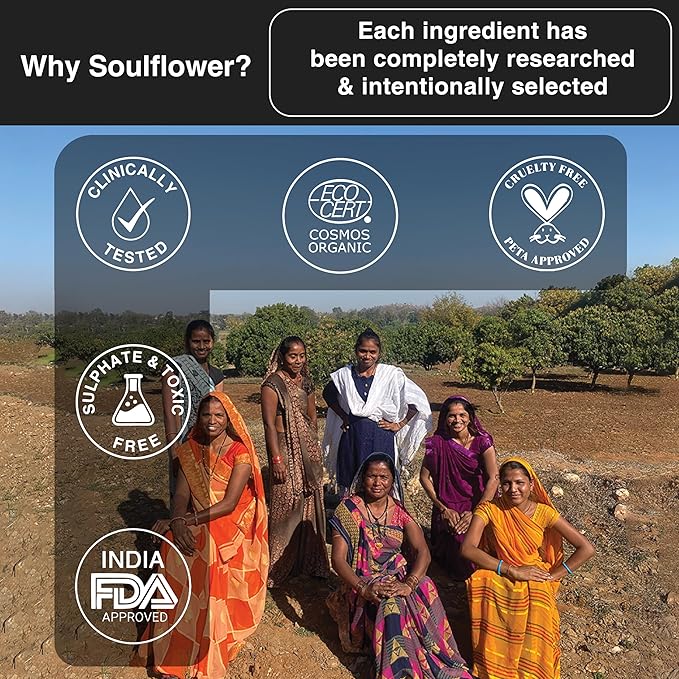 Soulflower Rosemary Redensyl Hair Growth Serum | 3% Redensyl, 4% Anagain, Melanogray, Caffeine, Biotin, Keratin, Tea Tree, Chia Seeds, Rice Water | Men, Women | 30 ml-Velvo Beauty