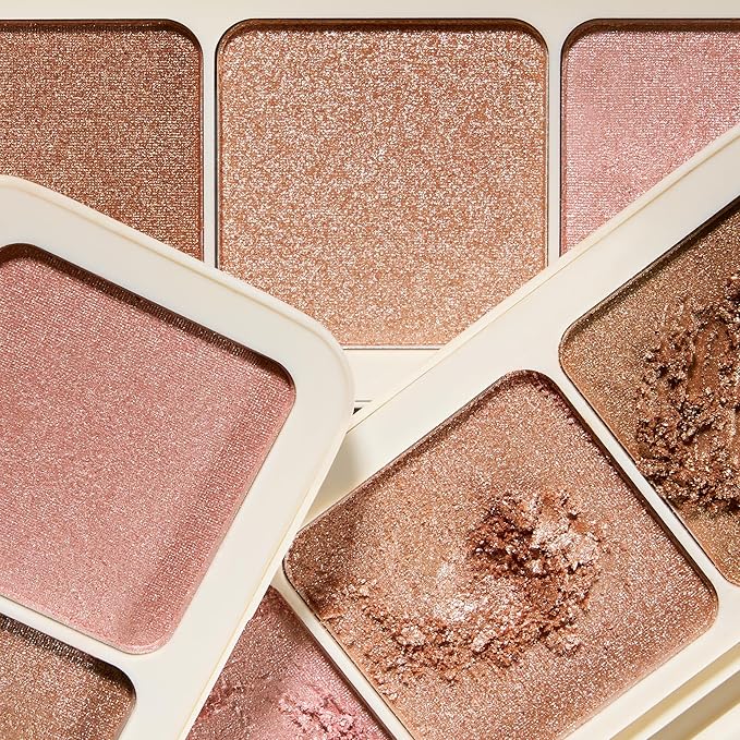 COVER FX Custom Enhancer Highlighter Makeup Palette - Buildable Illuminating Highlight - Use on Eyes, Cheeks and Body - Travel Friendly-Velvo Beauty